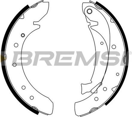 Bremsi GF0176 - Bremžu loku komplekts autodraugiem.lv