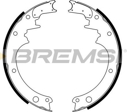 Bremsi GF0850 - Bremžu loku komplekts autodraugiem.lv