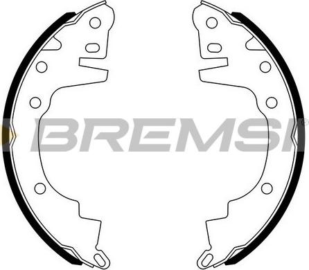 Bremsi GF0814 - Bremžu loku komplekts autodraugiem.lv