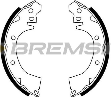 Bremsi GF0815 - Bremžu loku komplekts autodraugiem.lv