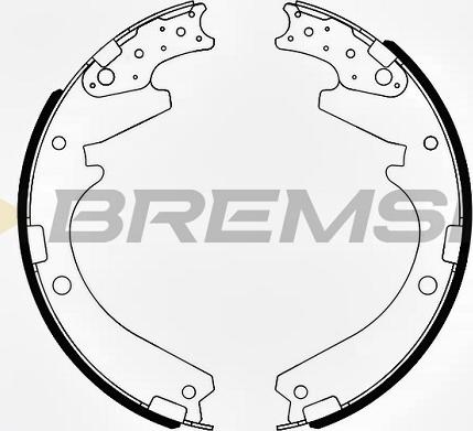 Bremsi GF0816 - Bremžu loku komplekts autodraugiem.lv