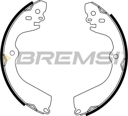 Bremsi GF0834 - Bremžu loku komplekts autodraugiem.lv