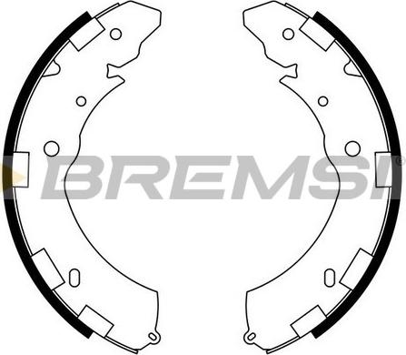 Bremsi GF0833 - Bremžu loku komplekts autodraugiem.lv