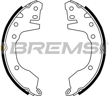 Bremsi GF0820 - Bremžu loku komplekts autodraugiem.lv