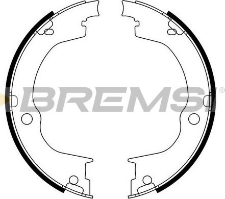 Bremsi GF0360 - Bremžu loku kompl., Stāvbremze autodraugiem.lv