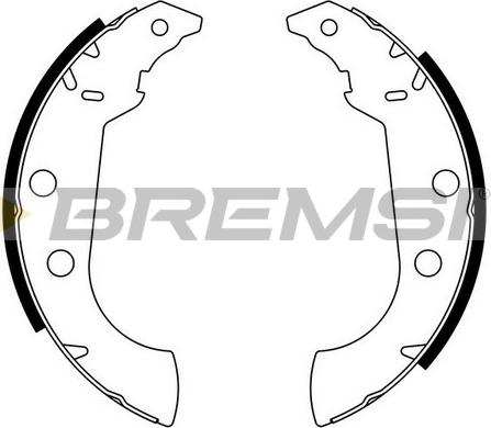 Bremsi GF0383 - Bremžu loku komplekts autodraugiem.lv