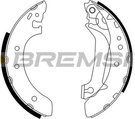 Bremsi GF0236 - Bremžu loku komplekts autodraugiem.lv