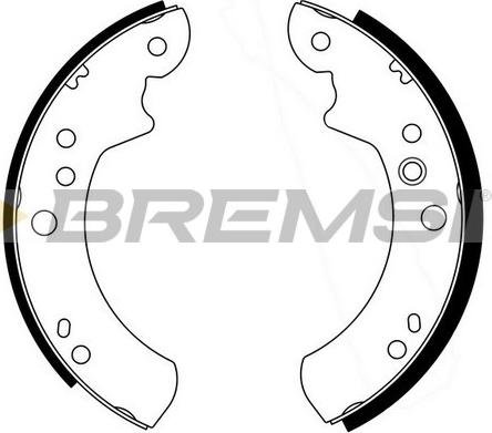 Bremsi GF0220-1 - Bremžu loku komplekts autodraugiem.lv