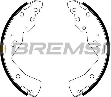 Bremsi GF0798 - Bremžu loku komplekts autodraugiem.lv