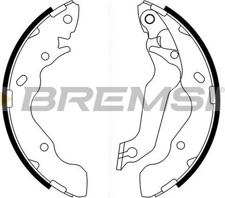 Bremsi GF0741 - Bremžu loku komplekts autodraugiem.lv