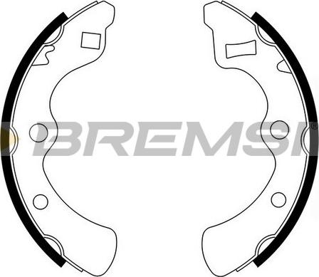 Bremsi GF0704 - Bremžu loku komplekts autodraugiem.lv