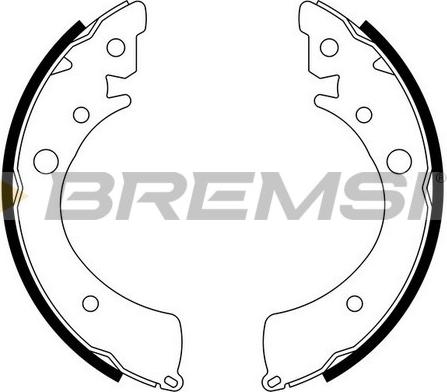 Bremsi GF0701 - Bremžu loku komplekts autodraugiem.lv