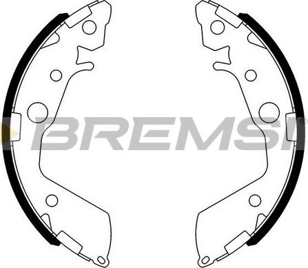 Bremsi GF0718 - Bremžu loku komplekts autodraugiem.lv