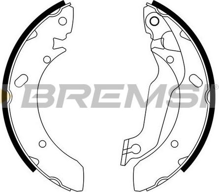 Bremsi GF0733 - Bremžu loku komplekts autodraugiem.lv