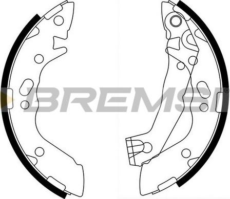 Bremsi GF0737 - Bremžu loku komplekts autodraugiem.lv