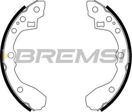 Bremsi GF0778 - Bremžu loku komplekts autodraugiem.lv