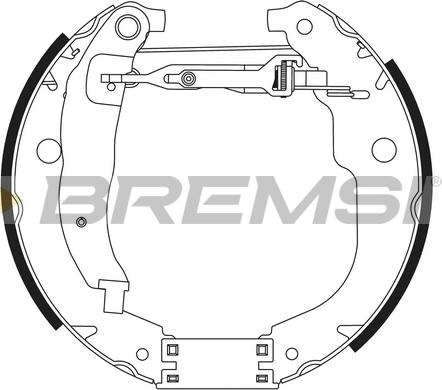 Bremsi GK0316 - Bremžu loku komplekts autodraugiem.lv