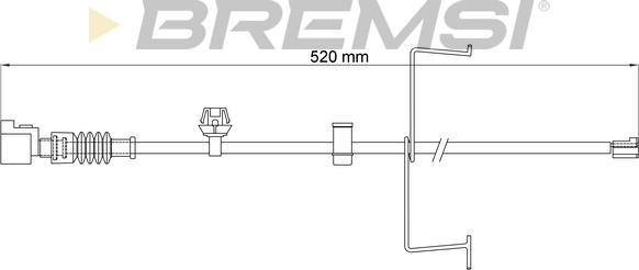 Bremsi WI0942 - Indikators, Bremžu uzliku nodilums autodraugiem.lv