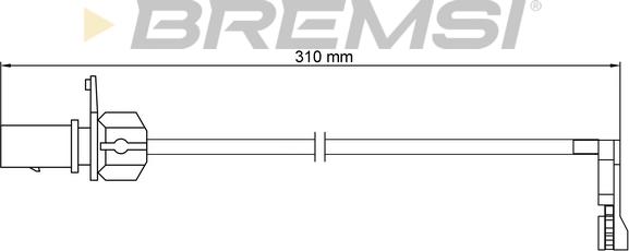 Bremsi WI0954 - Indikators, Bremžu uzliku nodilums autodraugiem.lv