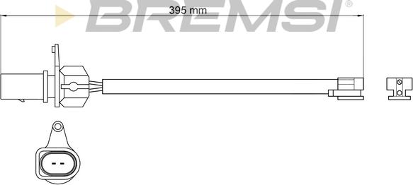 Bremsi WI0967 - Indikators, Bremžu uzliku nodilums autodraugiem.lv
