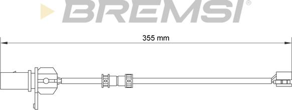 Bremsi WI0922 - Indikators, Bremžu uzliku nodilums autodraugiem.lv