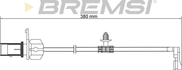 Bremsi WI0973 - Indikators, Bremžu uzliku nodilums autodraugiem.lv