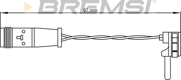 Bremsi WI0590 - Indikators, Bremžu uzliku nodilums autodraugiem.lv
