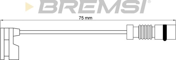 Bremsi WI0598 - Indikators, Bremžu uzliku nodilums autodraugiem.lv