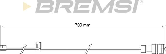 Bremsi WI0546 - Indikators, Bremžu uzliku nodilums autodraugiem.lv