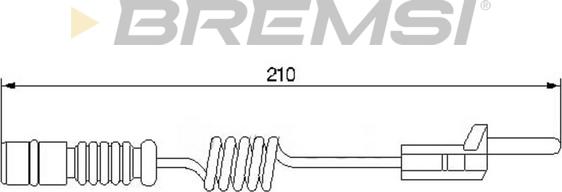 Bremsi WI0565 - Indikators, Bremžu uzliku nodilums autodraugiem.lv