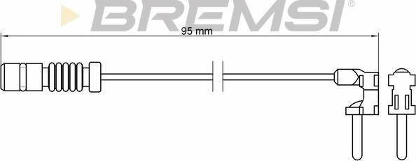 Bremsi WI0501 - Indikators, Bremžu uzliku nodilums autodraugiem.lv