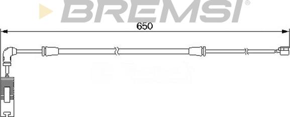 Bremsi WI0587 - Indikators, Bremžu uzliku nodilums autodraugiem.lv