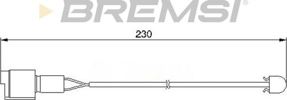 Bremsi WI0526 - Indikators, Bremžu uzliku nodilums autodraugiem.lv