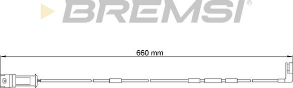 Bremsi WI0522 - Indikators, Bremžu uzliku nodilums autodraugiem.lv