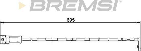 Bremsi WI0527 - Indikators, Bremžu uzliku nodilums autodraugiem.lv