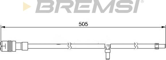 Bremsi WI0576 - Indikators, Bremžu uzliku nodilums autodraugiem.lv