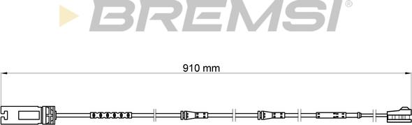 Bremsi WI0698 - Indikators, Bremžu uzliku nodilums autodraugiem.lv