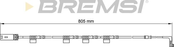 Bremsi WI0645 - Indikators, Bremžu uzliku nodilums autodraugiem.lv