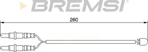 Bremsi WI0654 - Indikators, Bremžu uzliku nodilums autodraugiem.lv