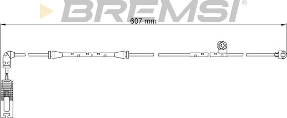 Bremsi WI0650 - Indikators, Bremžu uzliku nodilums autodraugiem.lv