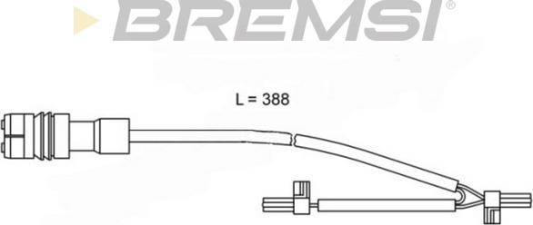 Bremsi WI0658 - Indikators, Bremžu uzliku nodilums autodraugiem.lv