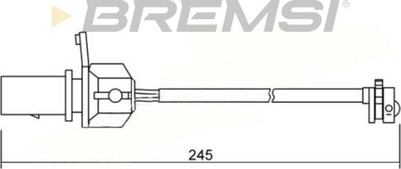 Bremsi WI0666 - Indikators, Bremžu uzliku nodilums autodraugiem.lv