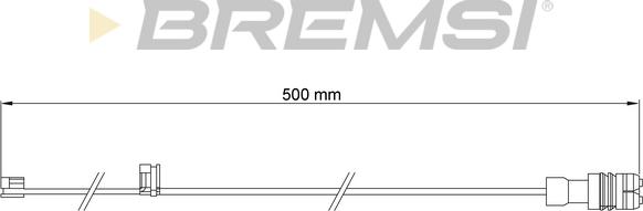 Bremsi WI0662 - Indikators, Bremžu uzliku nodilums autodraugiem.lv