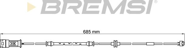Bremsi WI0604 - Indikators, Bremžu uzliku nodilums autodraugiem.lv