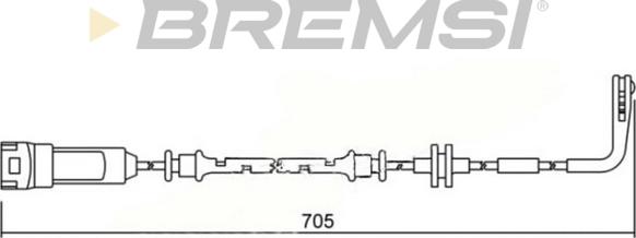 Bremsi WI0605 - Indikators, Bremžu uzliku nodilums autodraugiem.lv