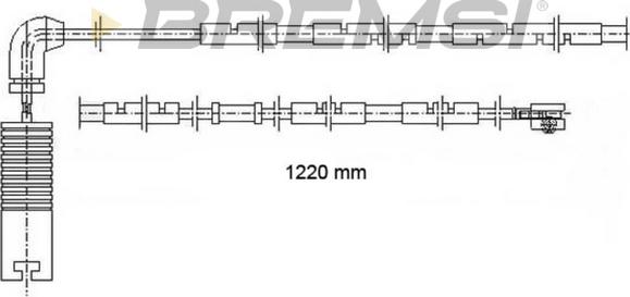 Bremsi WI0616 - Indikators, Bremžu uzliku nodilums autodraugiem.lv