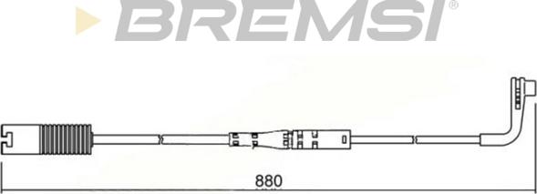Bremsi WI0617 - Indikators, Bremžu uzliku nodilums autodraugiem.lv