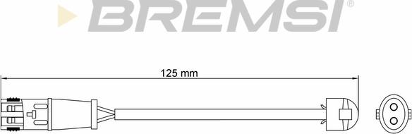 Bremsi WI0634 - Indikators, Bremžu uzliku nodilums autodraugiem.lv