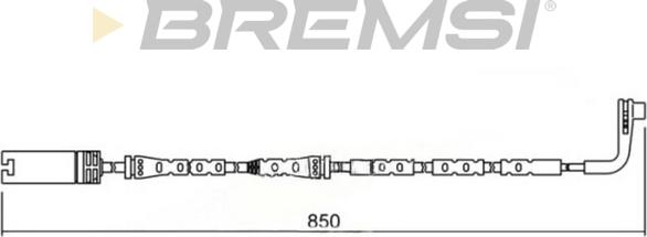 Bremsi WI0635 - Indikators, Bremžu uzliku nodilums autodraugiem.lv