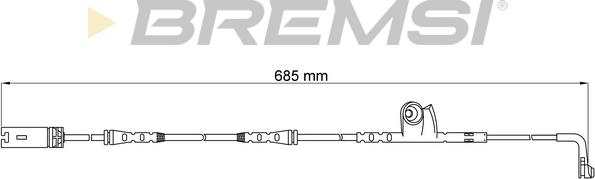 Bremsi WI0637 - Indikators, Bremžu uzliku nodilums autodraugiem.lv
